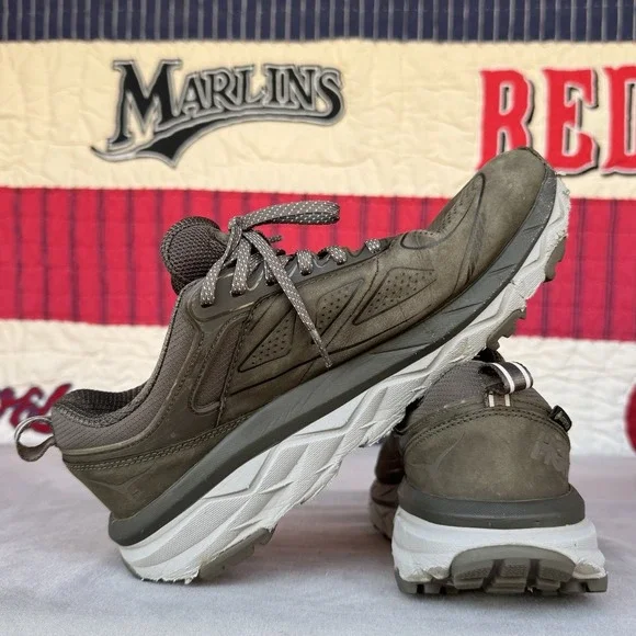 Size 9 - Hoka One One Challenger Low Women's Gore-Tex Gray/Brown - Picture 11 of 11